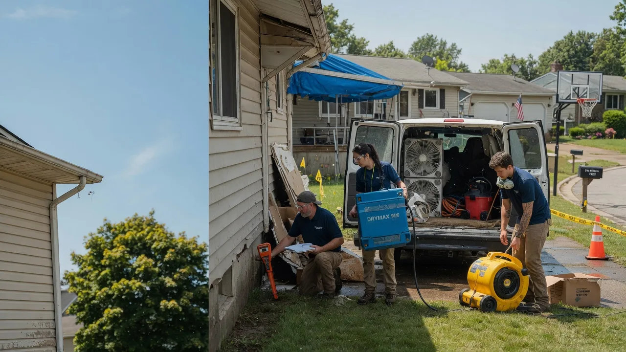 Ceiling Leak Cleanup in Shumway, IL near me