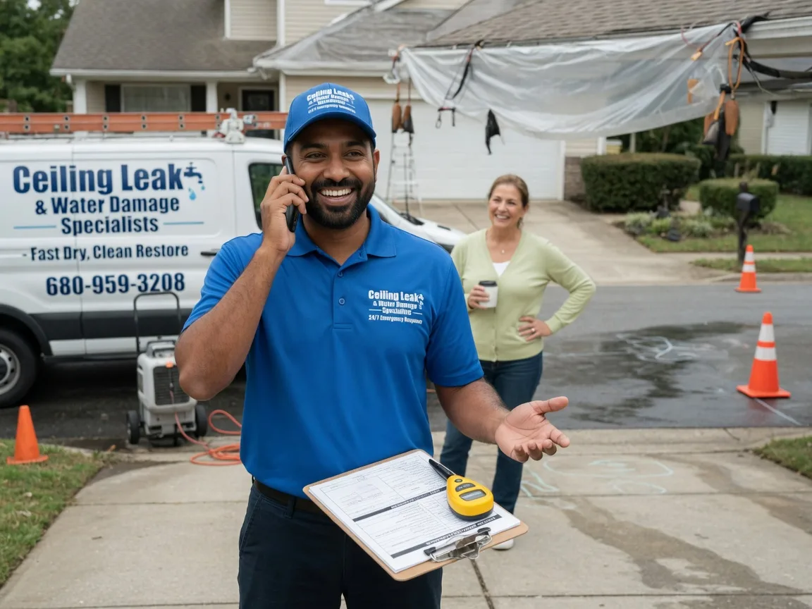 Ceiling Leak Cleanup Shumway, IL FAQs
